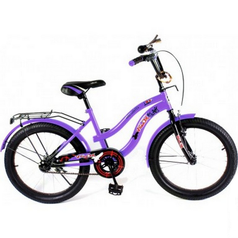 Детский двухколесный велосипед VELOX 2007, цвет фиолетовый